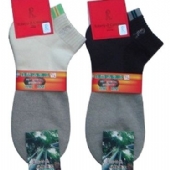 奈納能量竹炭氣墊式毛巾襪